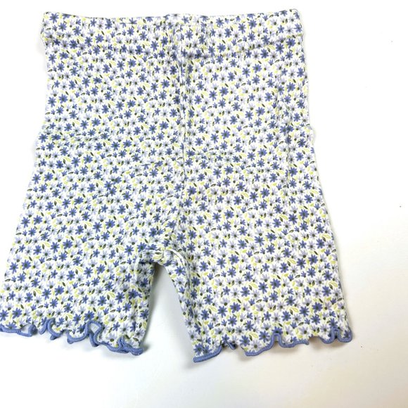 NWT Gymboree Lavender print Bike Short & Lavender Handkerchief Top Size 2T - Picture 2 of 6